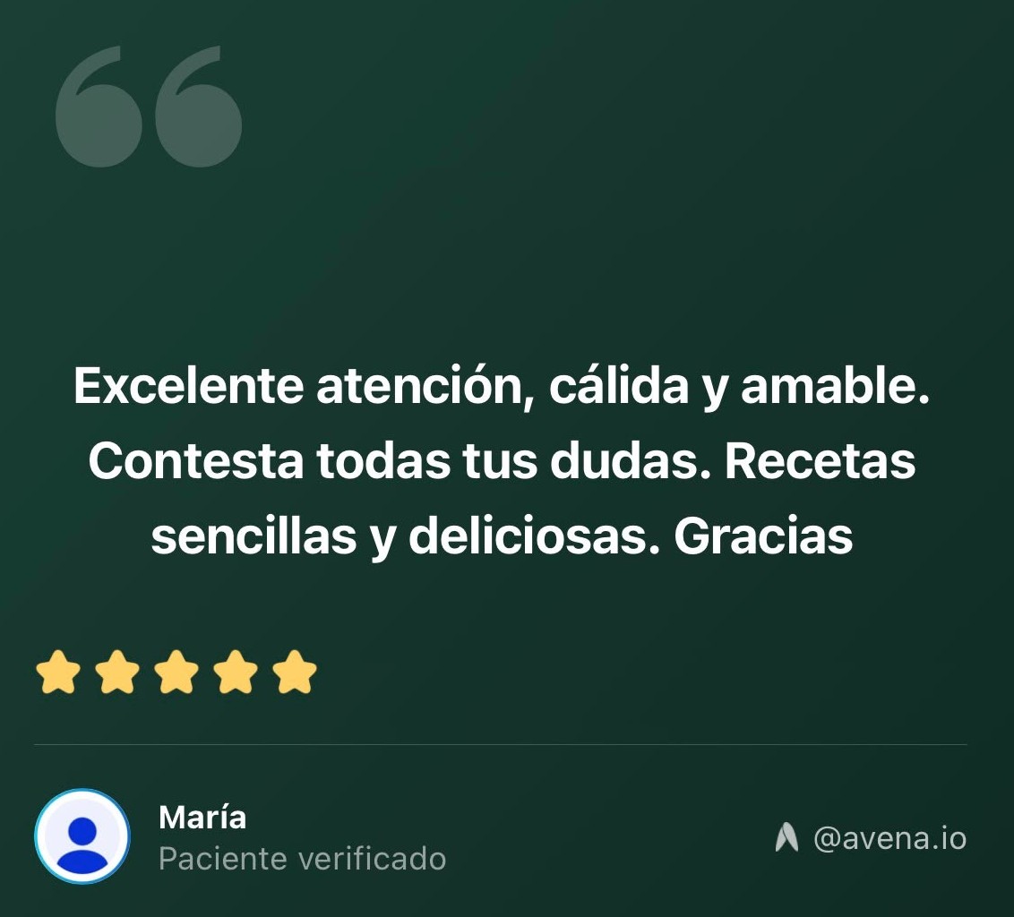 Testimonio de paciente María