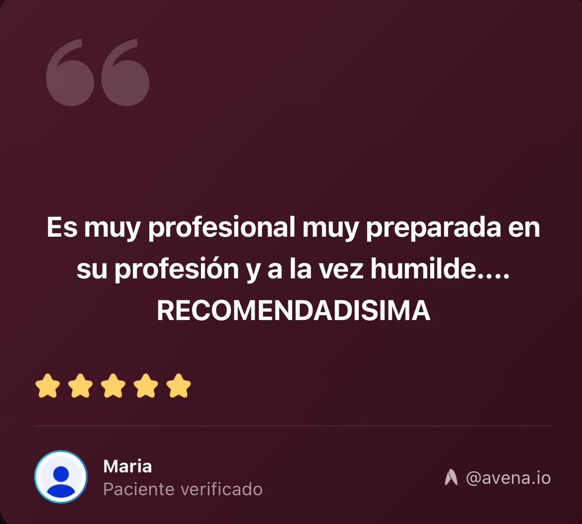 Testimonio de paciente Priscila